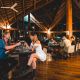 Guests enjoying a meal at the Cassowary Restaurant in the Daintree Rainforest